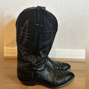 NOCONA Men Black Leather Western Boots